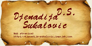 Đenadija Šukalović vizit kartica